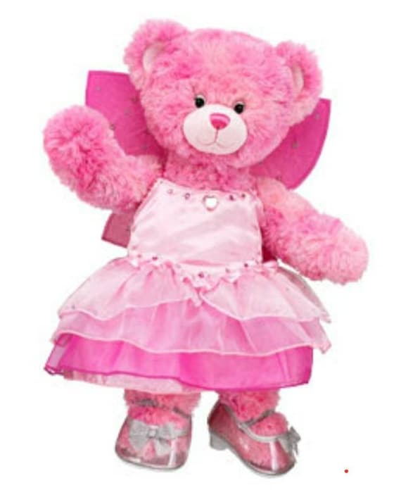 Build a Bear Precious Pink Sparkle Gem 