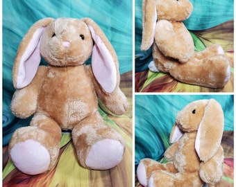 Build A Bear Pawlette Stuffed Plush Bunny Rabbit 15&quot; BAB Light Brown Stuffed