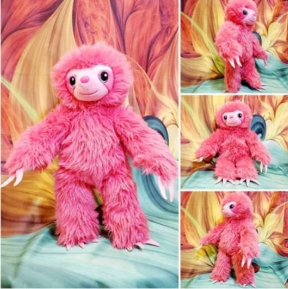 Pink sloth plush on sale