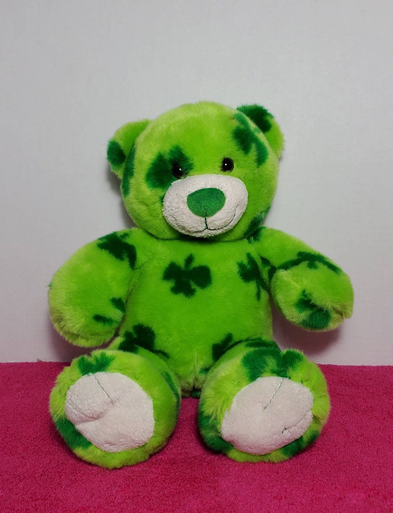 Build A Bear Clover Retired BABW Geen St. Patrick's Day | Etsy