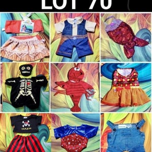 Build A Bear Outfit Teddy Clothes Shirt Shorts Skirts Dress Costume Boy Girl Lot 70