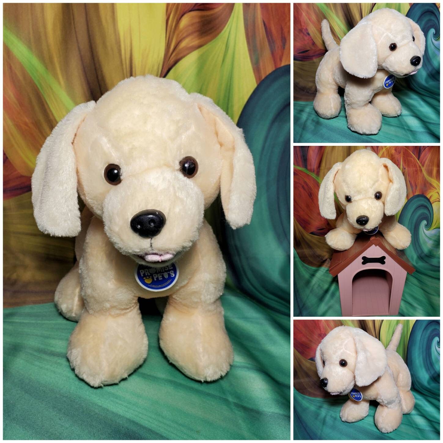 Chocolate lab stuffed top animal build a bear