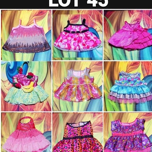 Build A Bear Outfit Dress Costume Teddy Bear Clothes Anna Elsa Rapunzel Aurora Disney Princess Lot 45