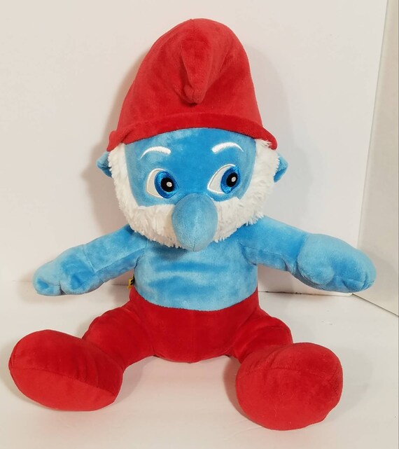 papa smurf stuffed toy