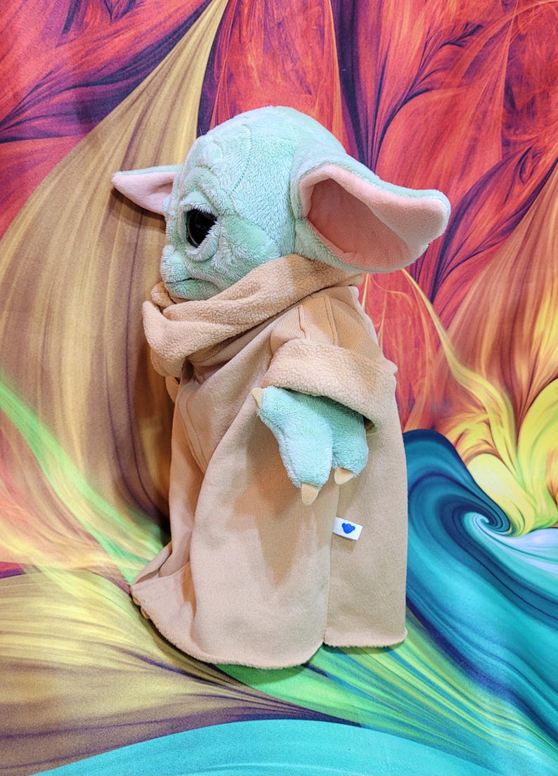 Build A Bear Baby Yoda GROGU 15" Stuffed Plush Star Wars Mandalorian The Child image 3