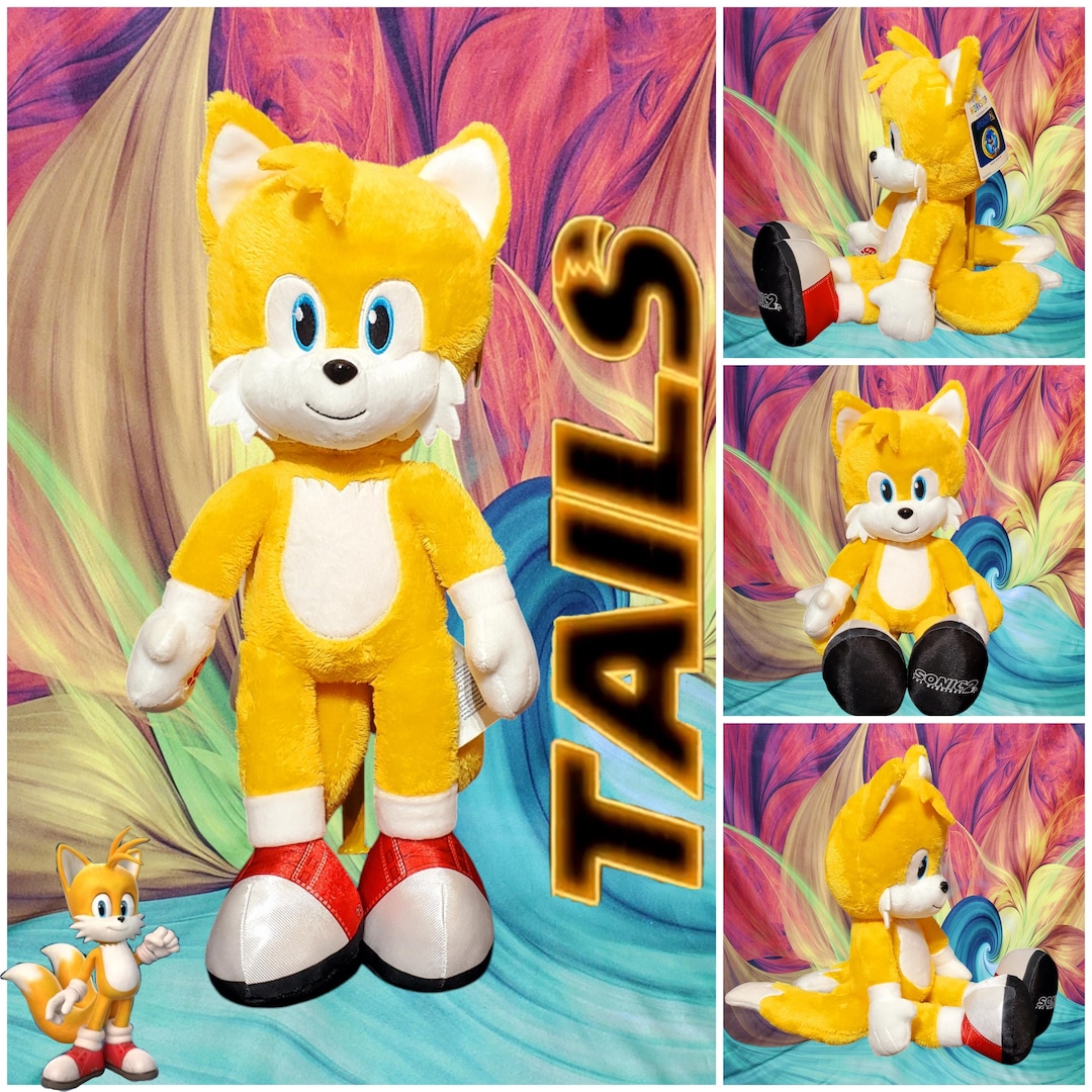 Build-a-bear Tails 17 Plush Sonic the Hedgehog 2 BAB Limited Edition ...