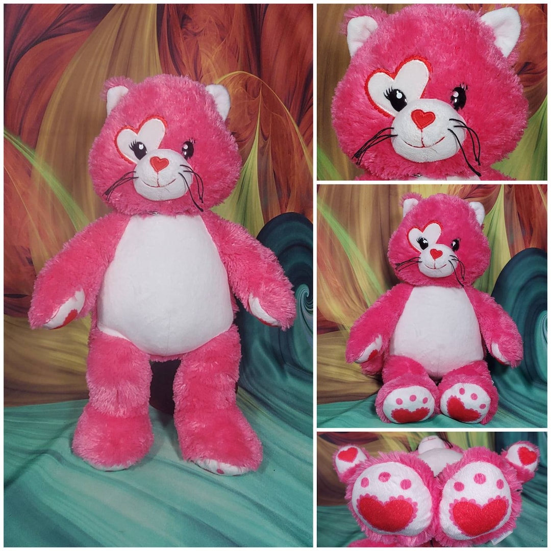 BUILD-A-BEAR プリンセスキャット ピンク　　レア品 Build A Bear Purrincess Plush Kitty Cat Pink 18