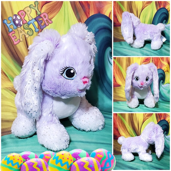 Build A Bear SUGAR PLUM Merry Mission Mint Easter Bunny Purple 12