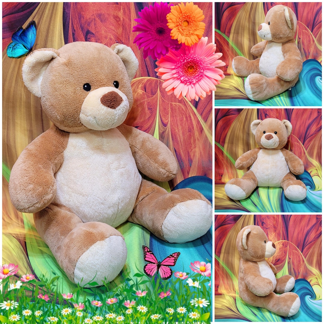 Build a Bear Velvet Hugs Teddy Golden Brown Tan 15
