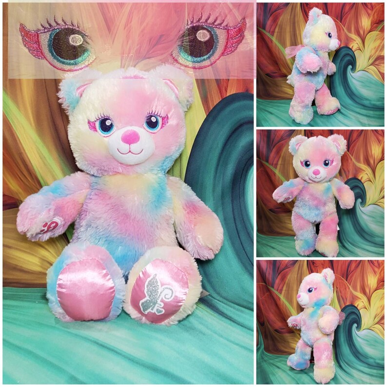 16 Build A Bear Pastel Tie Dye Fairy Beary Friends Wings Etsy