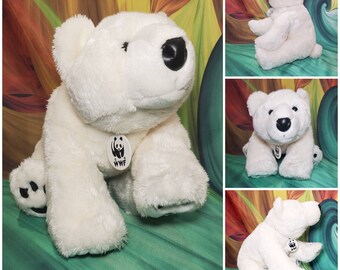wwf polar bear plush