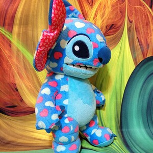 Build A Bear Valentines Day Hearts Disney Lilo & STITCH 14" Stuffed Plush Toy bild 9