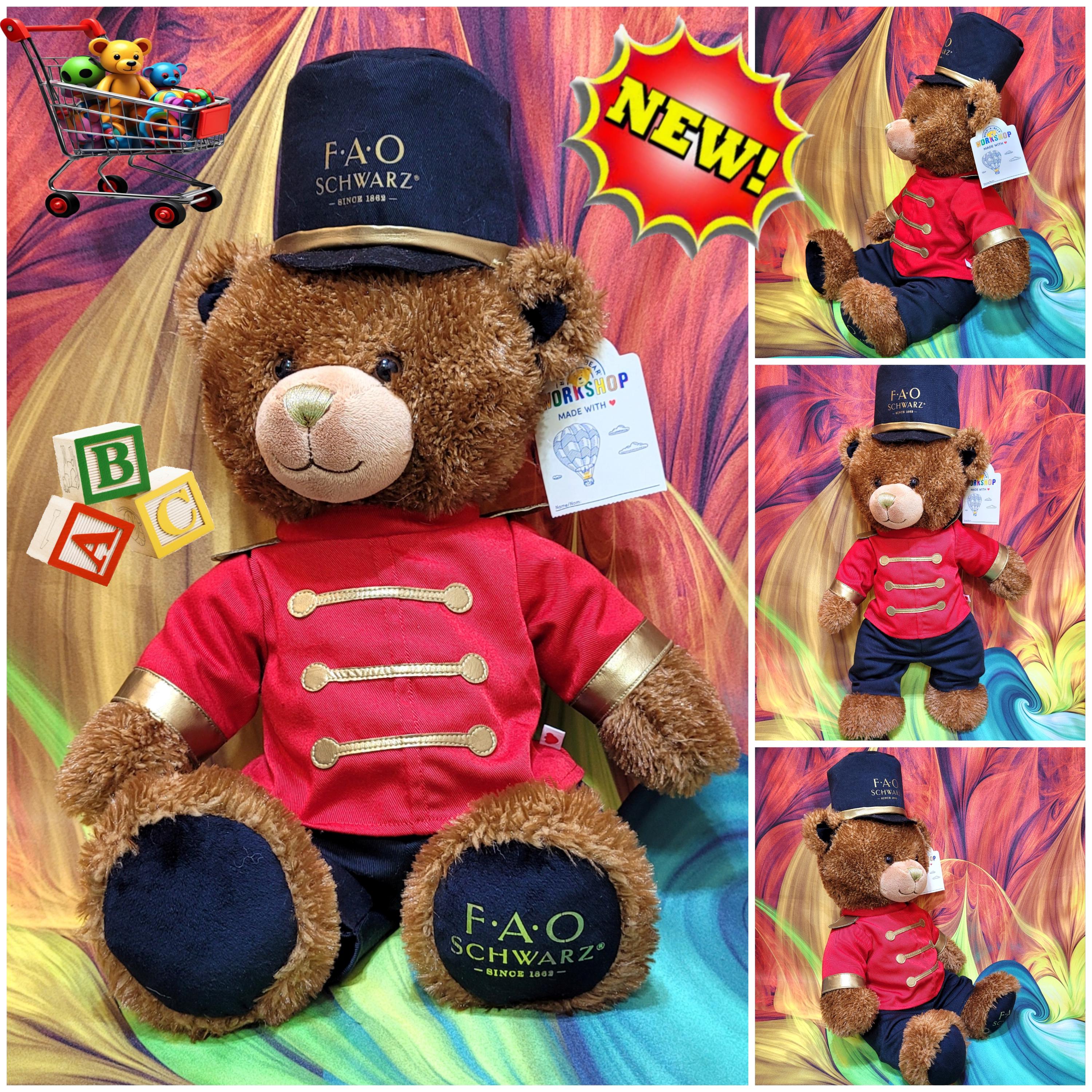 Steiff FAO Schwarz Toy Soldier等　その他3体セット NEW Build A Bear FAO Schwarz NYC 17