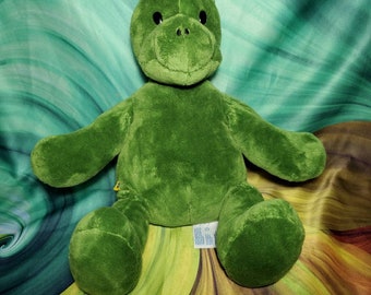 Build-A-Bear Green Turtle Plush without Removable Shell Stuffed BABW