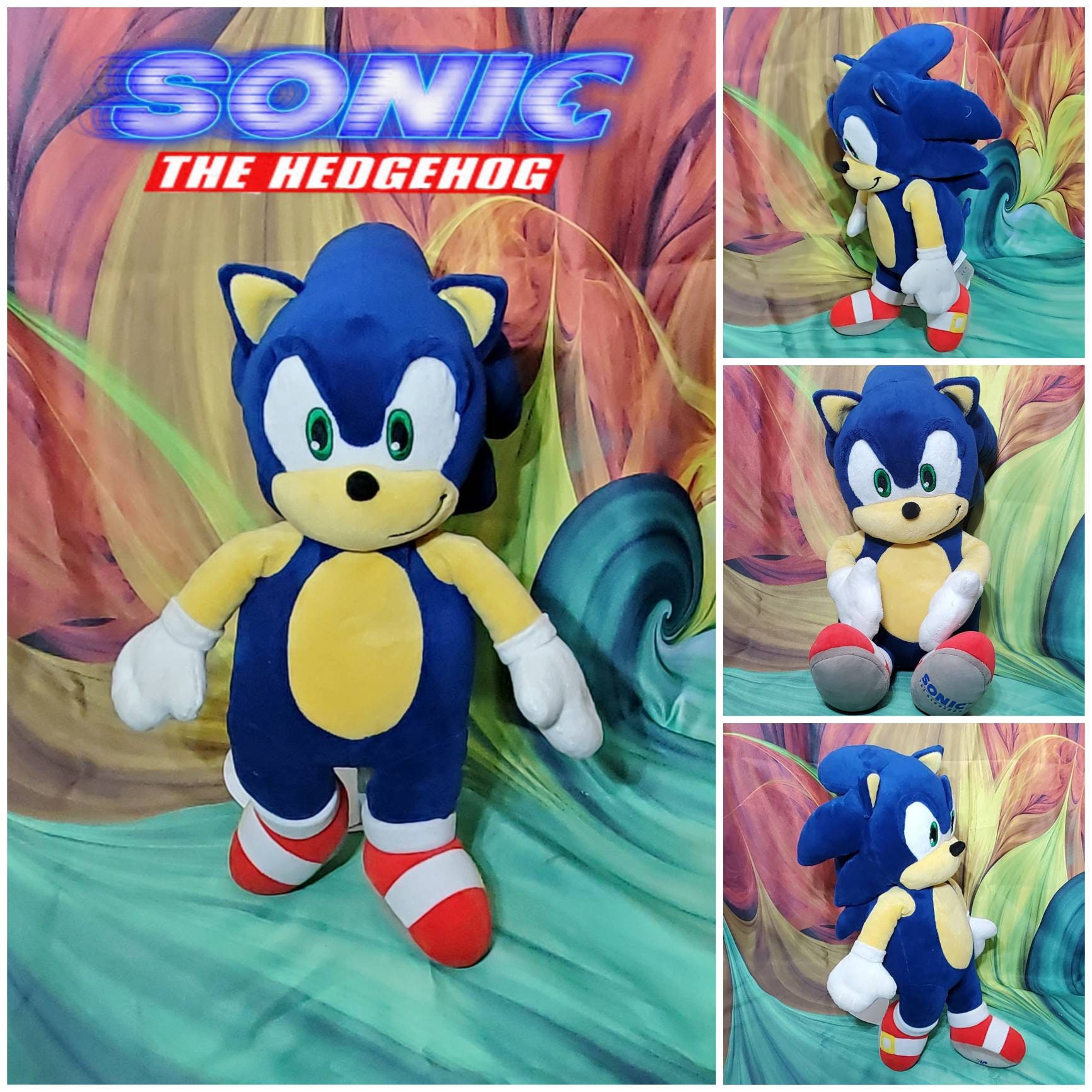 Sonic Exe Plush - Juguete de peluche de 14.6 pulgadas para regalos sorpresa  (Sonic.exe)