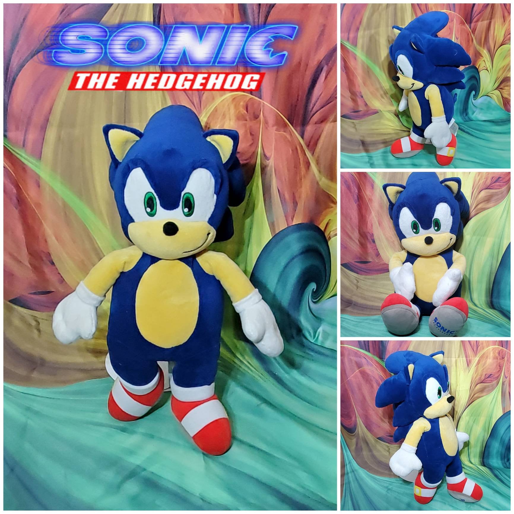 Sonic Exe Plush - Juguete de peluche de 14.6 pulgadas para regalos sorpresa  (Sonic.exe)