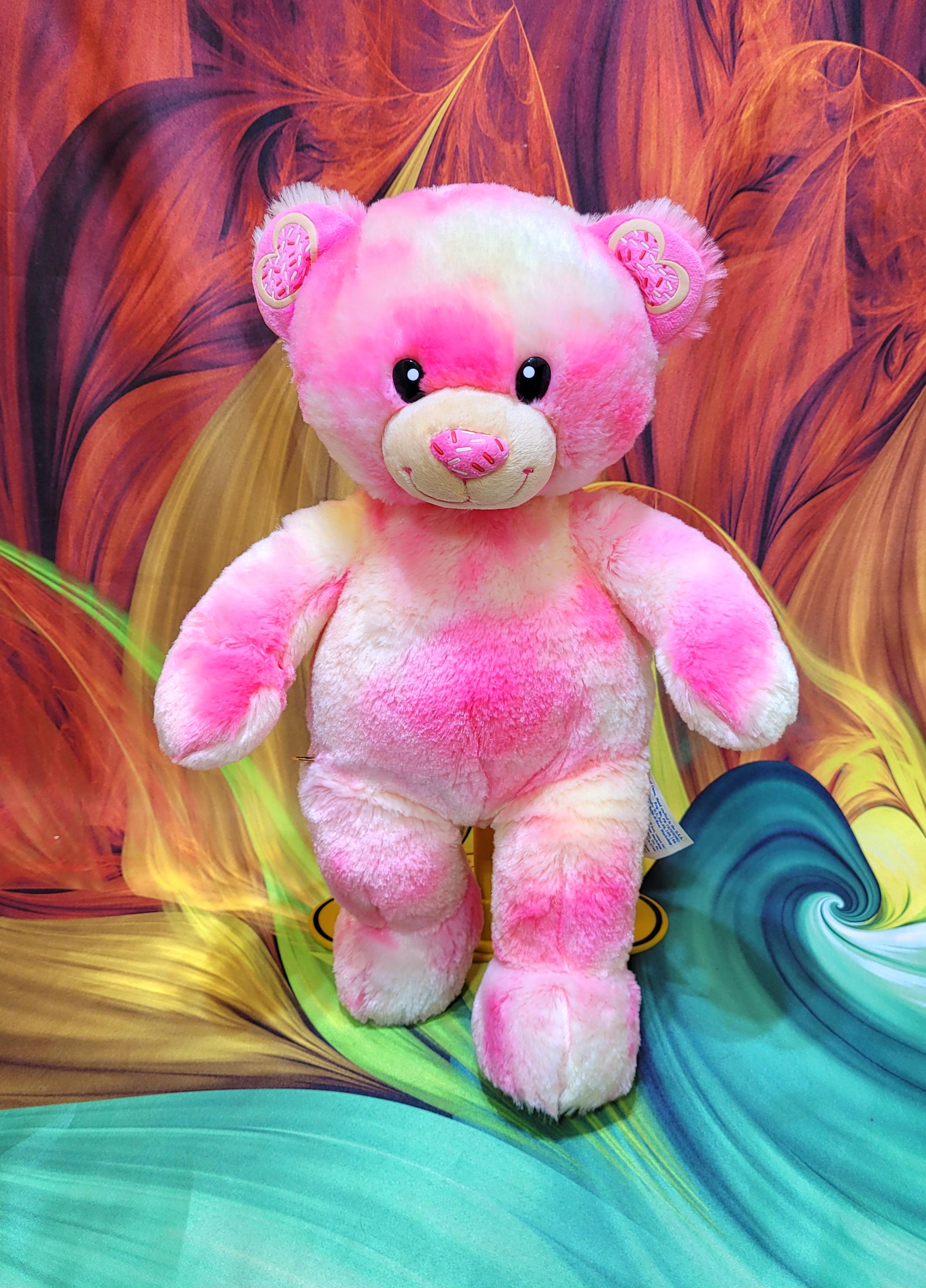 手作りテディベア　ピンク Build A Bear Pink Sugar Cookie Sprinkle Heart Bake Shop 16