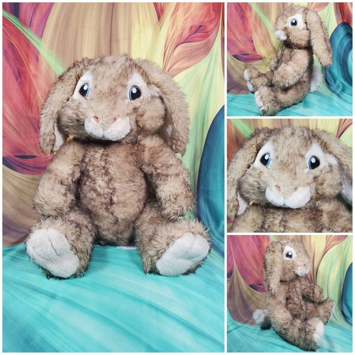 Build A Bear EB Easter Bunny HOP Movie Plush Frosted Brown Etsy