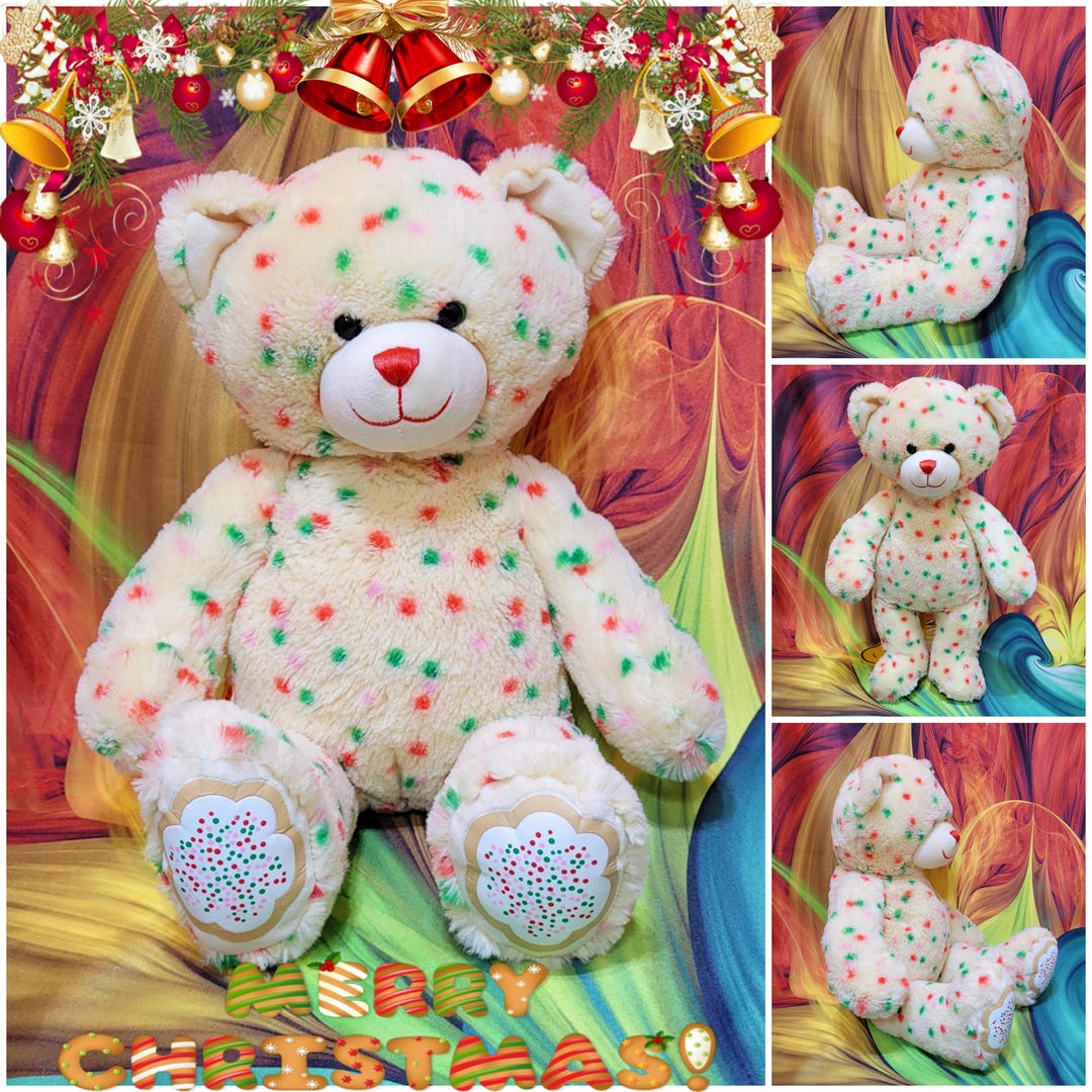 Build a Bear Christmas Sugar Cookie Red Green Sprinkles 16