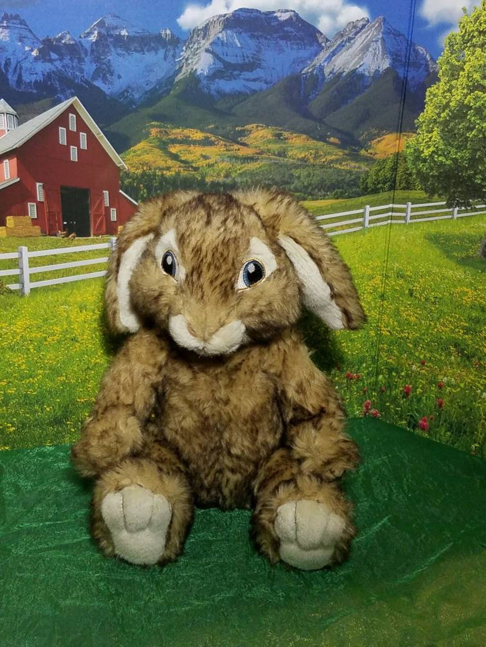 Build A Bear EB Easter Bunny HOP Movie Plush Frosted Brown Etsy