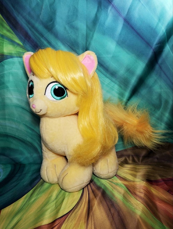 Stuffed Plush Toy Animal Build a Bear Workshop Build a Bear Summer Disney Princess Rapunzel Palace Pet Kitty 15 in