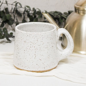 PRE-ORDER Only: Match any color with a BNCA pottery paint cup, Hand-crafted Ceramic Mug, Handmade speckled clay Mug, Caffeine gifts image 1