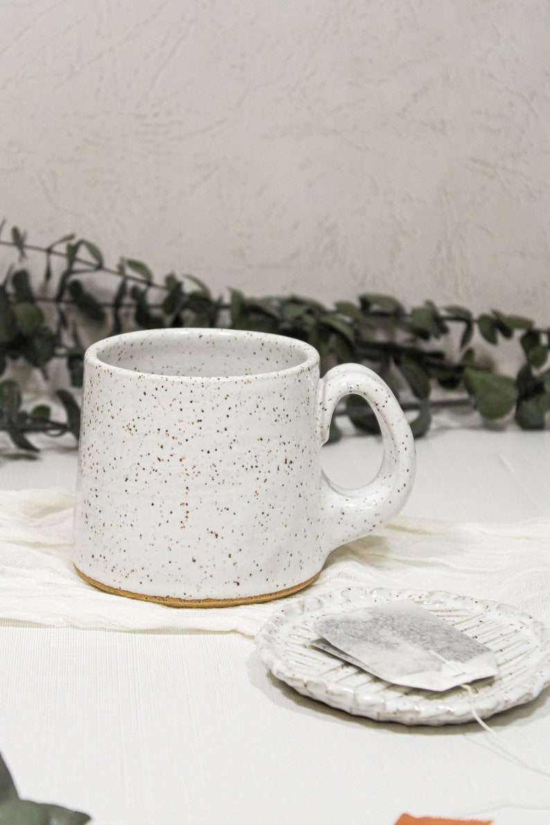 PRE-ORDER Only: Match any color with a BNCA pottery paint cup, Hand-crafted Ceramic Mug, Handmade speckled clay Mug, Caffeine gifts image 4