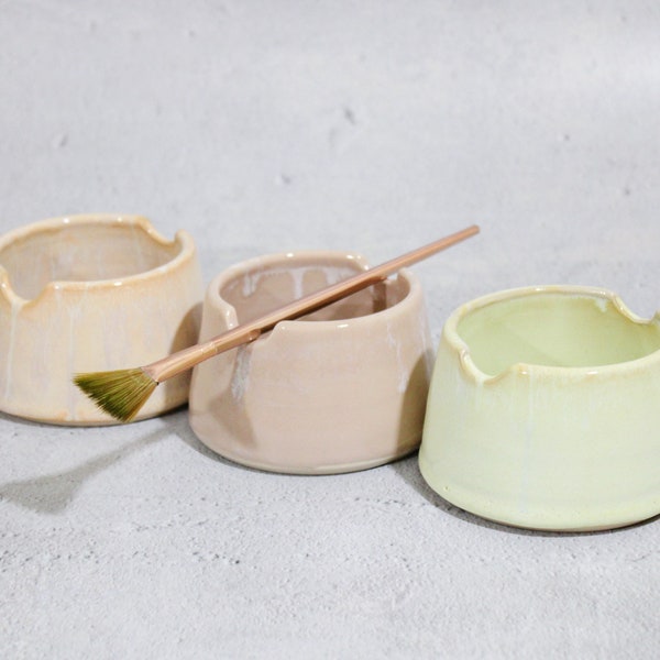 Serie MINI: Colores varios, Todos los diferentes TAMAÑOS- Taza de agua de pintura, Regalo para pintores y artistas, Taza de pintura de acuarela, Maceta de pintor