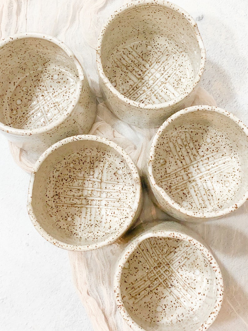 Paint Water Cup Carved Choose Your Set Handmade Paint Brush Etsy