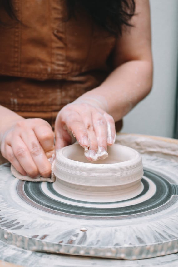 Handmade Ceramic Paint Water Cup