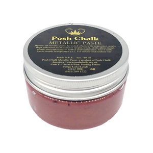 Metallic, puff up Posh Chalk Smooth Metallic 10 colors shown ,3D metallic Paste for relief or raised effects,