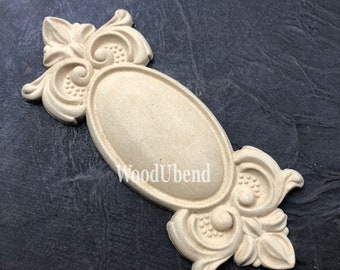 15 X 6.5 cm  Decorative plaque. furniture moulding Woodubend SKU 6007 bendable when heated