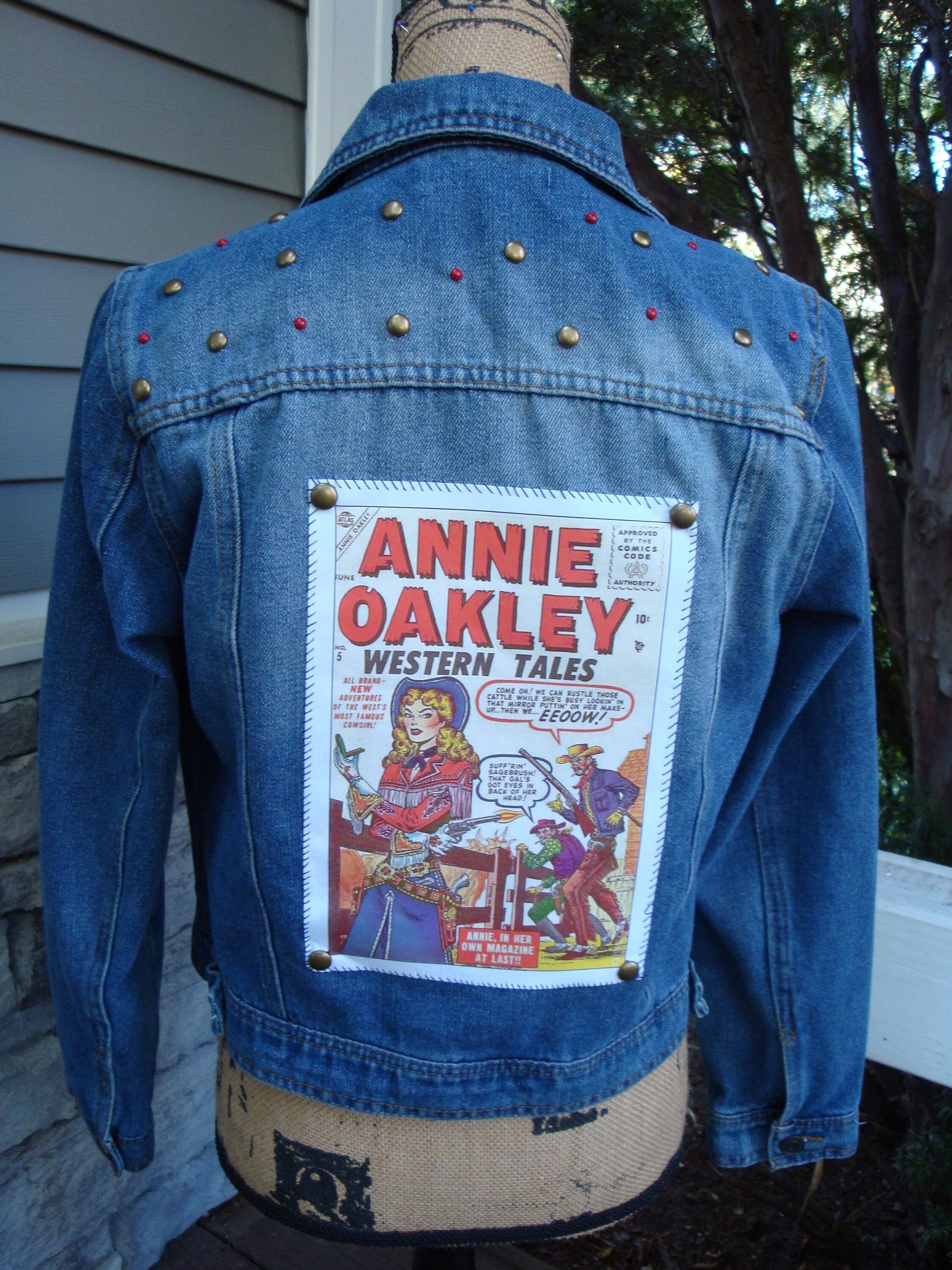 Size M Annie Oakley Jean Jacket - Etsy