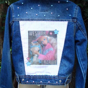 size 5 western girls jean jacket