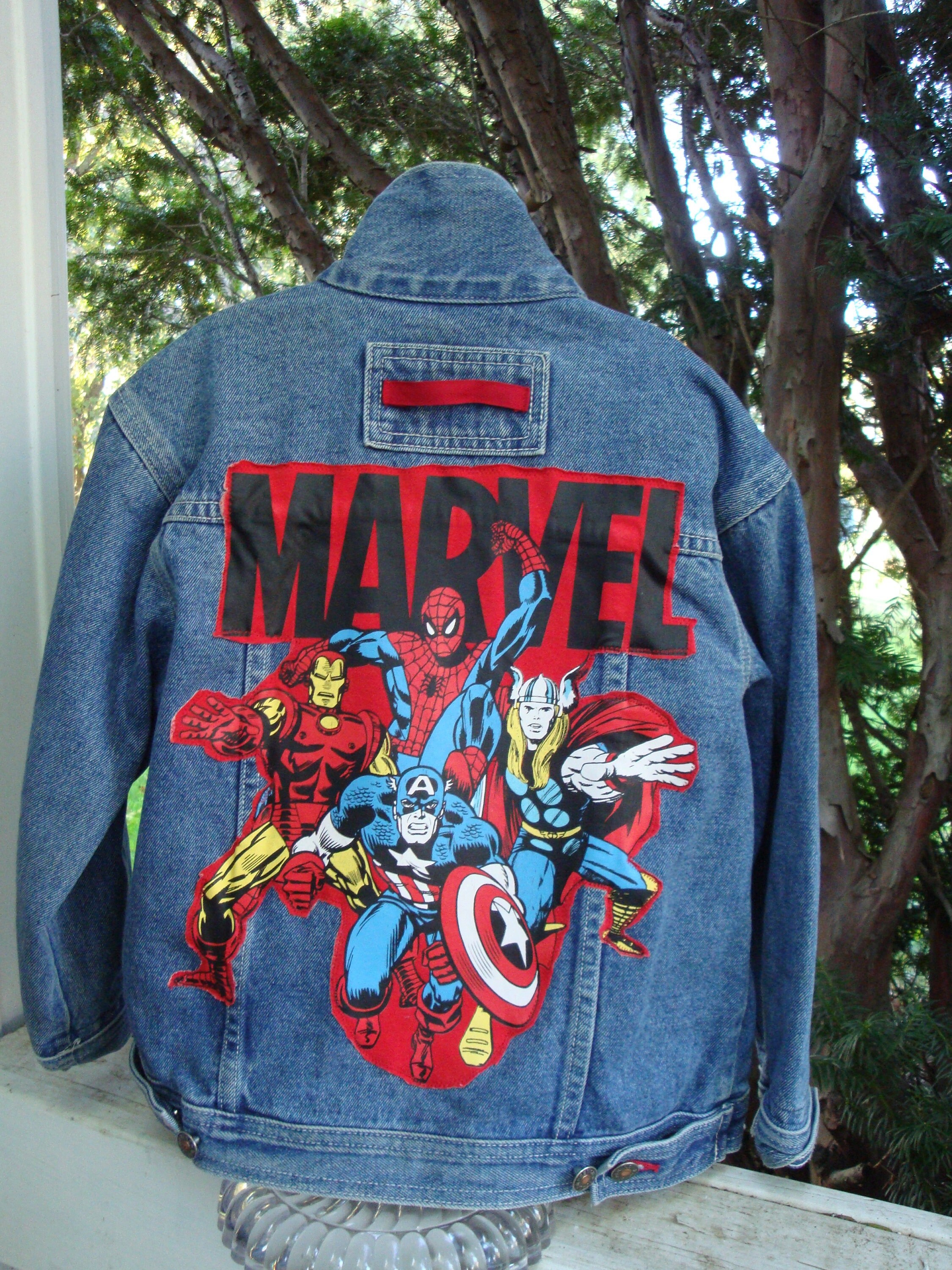 Avengers Jean Jacket - Etsy