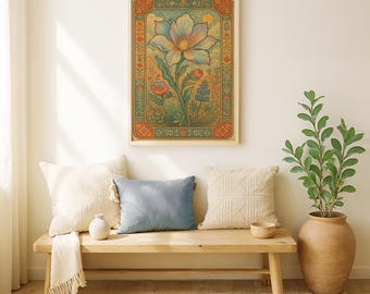 Desert Flower Art Print – Digital Download – Botanical Poster