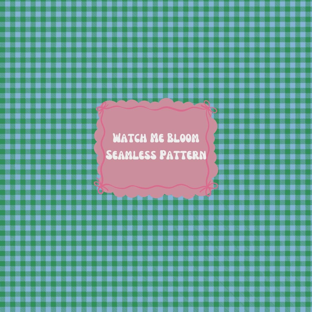 Blue and Green Gingham Midi