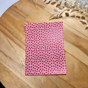 Valentines Polymer Clay Transfer Paper | Image Transfer Sheet | Clay Transfer Sheet