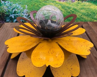 Solar Flower Centerpiece - Yellow