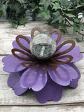 Solar Flower Centerpiece, Solar Flower, Solar Light, Metal Flower, Garden Light, Garden Art, Gift for Mom, Birthday Gift