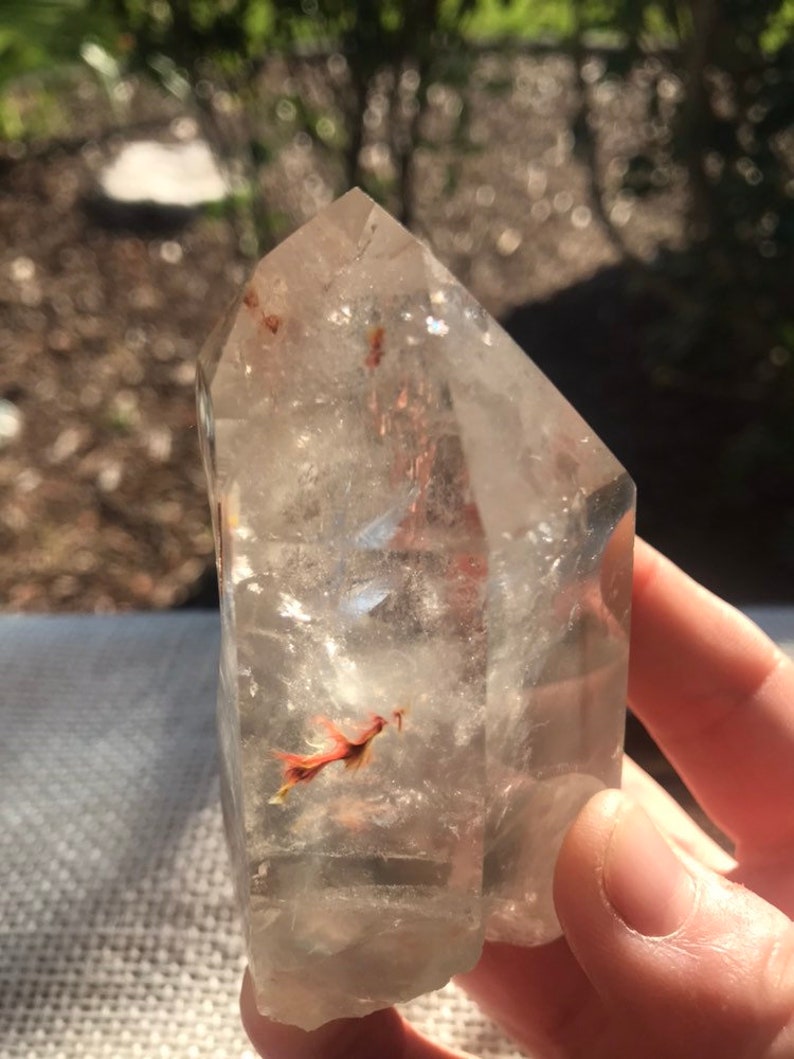 Quartz Crystal Point High Vibration Quartz Master Healing Etsy