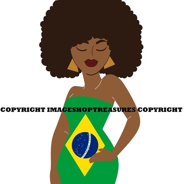 Brazil Flag Kids Dress Etsy