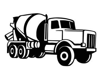 Free Free 195 Front Discharge Concrete Truck Svg SVG PNG EPS DXF File