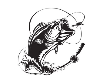 Free Free 213 Large Mouth Bass Svg SVG PNG EPS DXF File