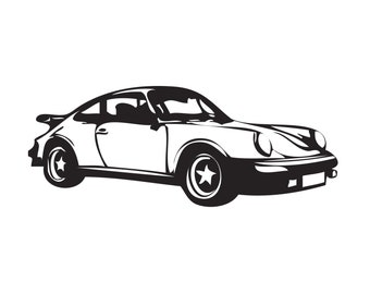 Porsche Logo Vector Etsy
