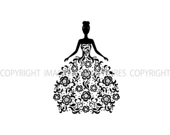 Download Wedding Dress Svg Etsy
