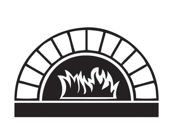 Baker Oven Pizza Logo Bake Baking Bakery Bread Pastry Pastries Cakes Pies Dough Cooking Artisan .SVG .PNG Clipart Vector Cricut Cut Cutting