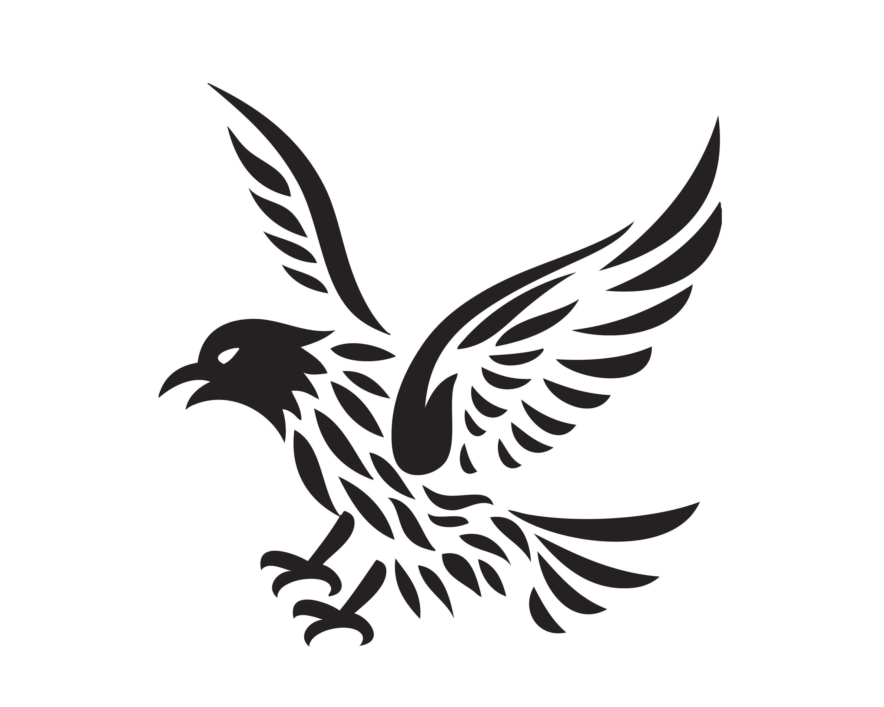 Bald Eagle Symbol Tattoo Decal Military Army Navy Marine Hawk Etsy