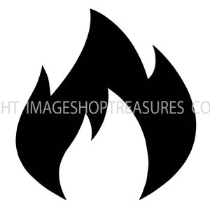 Fire Flame Burn Heater Hot Rod Hell Inferno Blaze Blazing Burn Gas Heat Danger Flammable Design.SVG.PNG Clipart Vector Cricut Cut Cutting