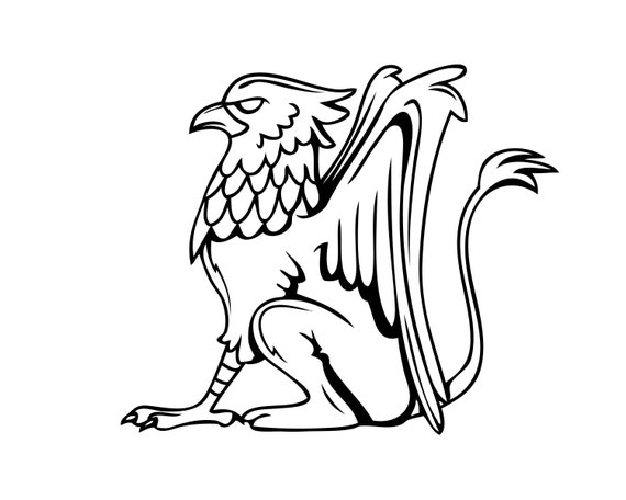 Bald Eagle Griffin Tattoo Decal Military Army Navy Marine Hawk Etsy